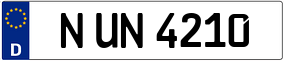 Truck License Plate
